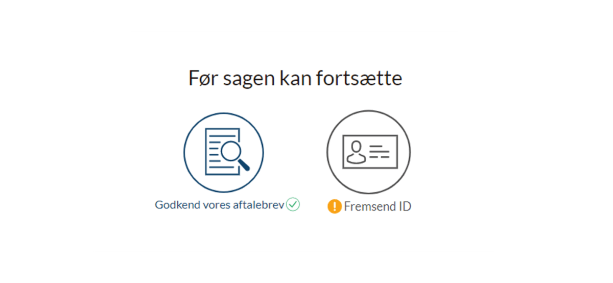Sådan sender du legitimation