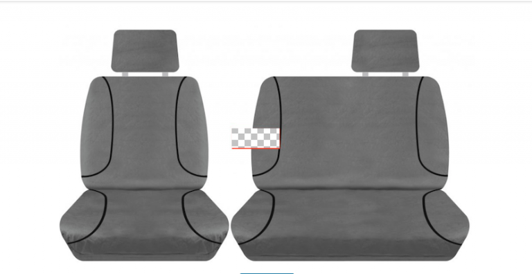 CANVAS SEAT COVER HOLDEN COLORADO (RG)DX SINGLE CAB BUCKET & 3/4 BENCH