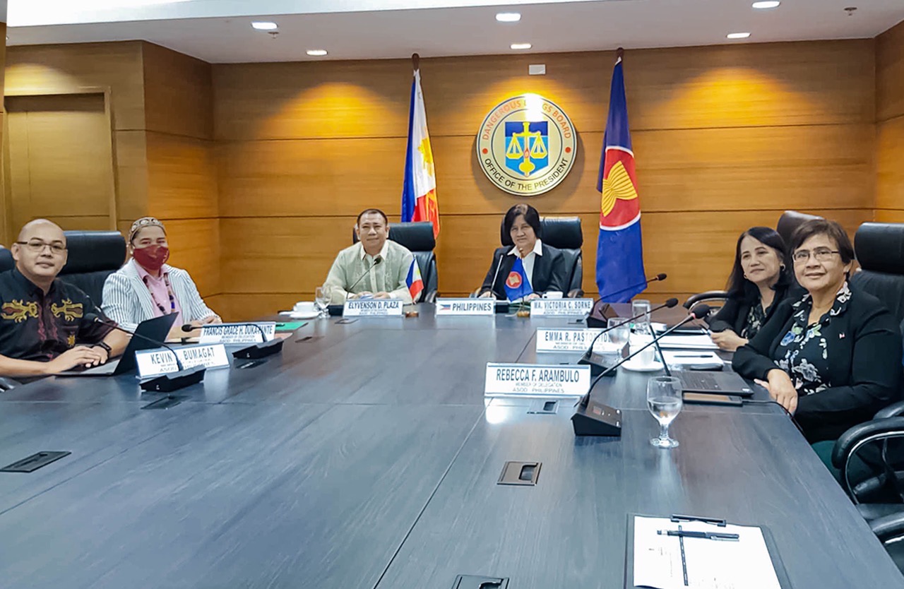 The Dangerous Drugs Board joined its international counterparts in the