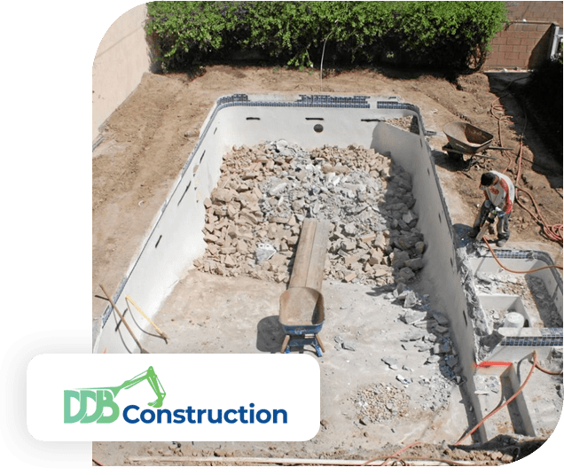 Pasadena Pool Demolition DDB Construction