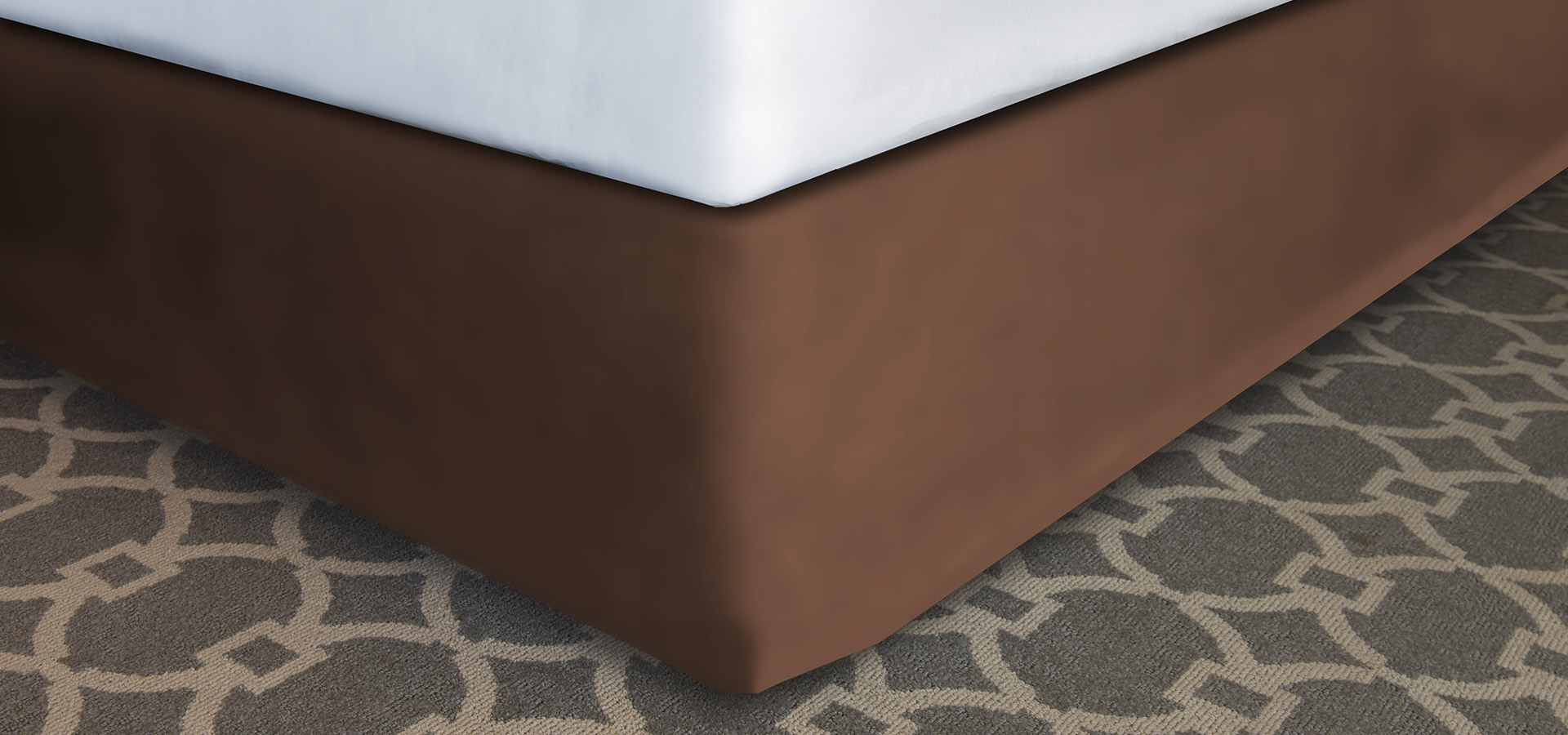 ModernFit™ Bed Skirt Designer Décor Collection Box Spring Wraps