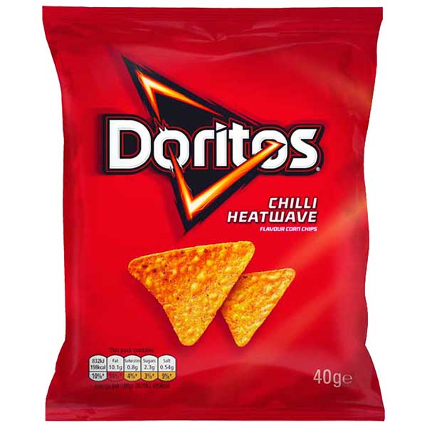 Doritos Chilli Heatwave 32x40g DDC Foods Ltd