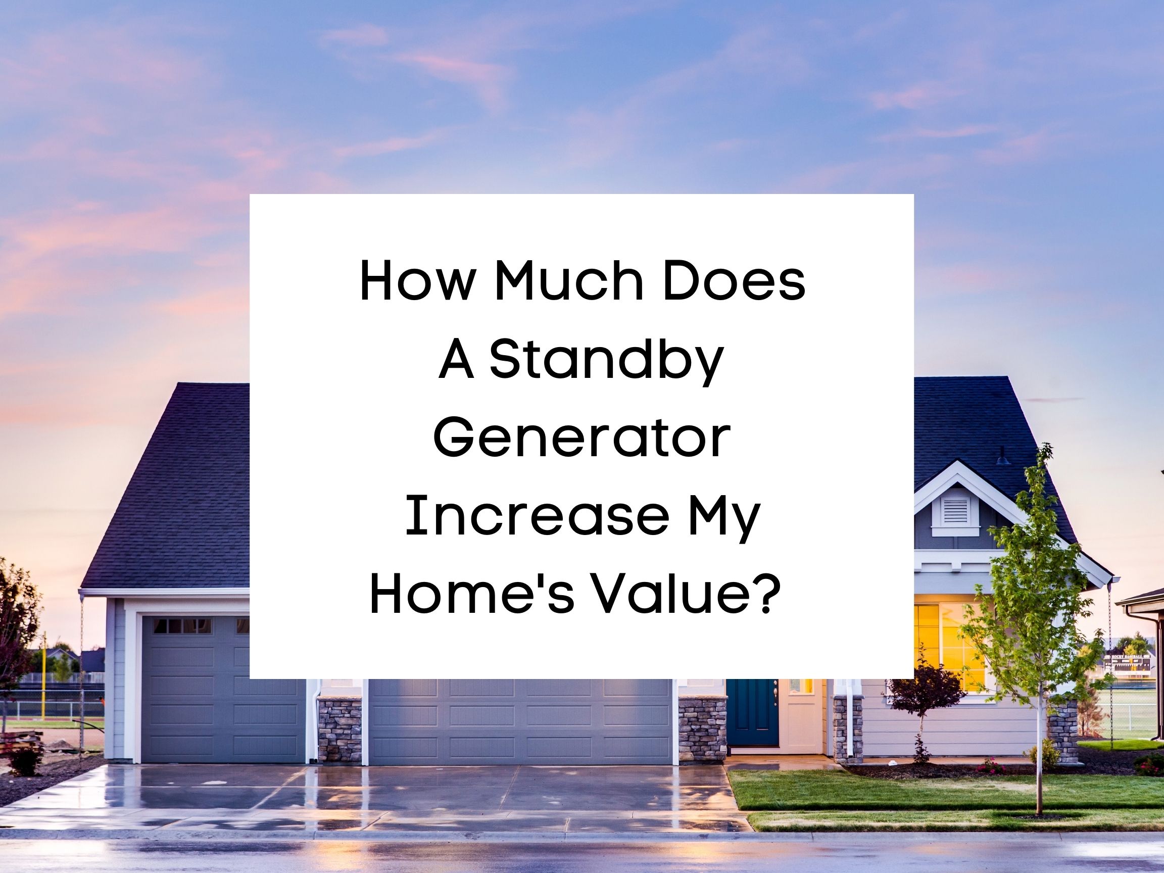 Generator Installation • Double D Electrical, Inc.