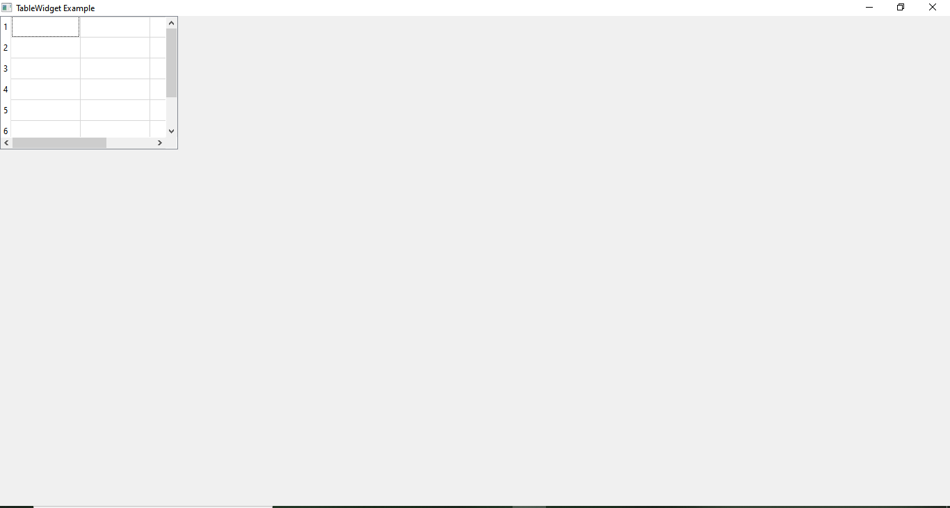 Naming columns for QTableWidget Qt Forum