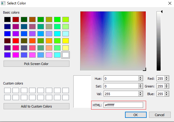 get the RGB hexadecimal color ( QColor) Qt Forum