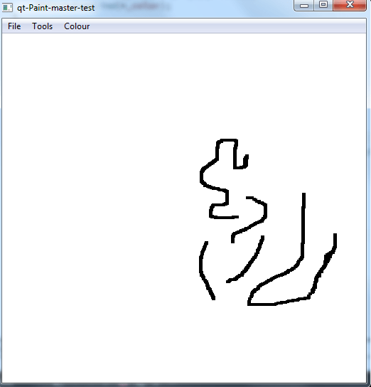 How to draw and change the region (semitransparent) on top of a QLabel