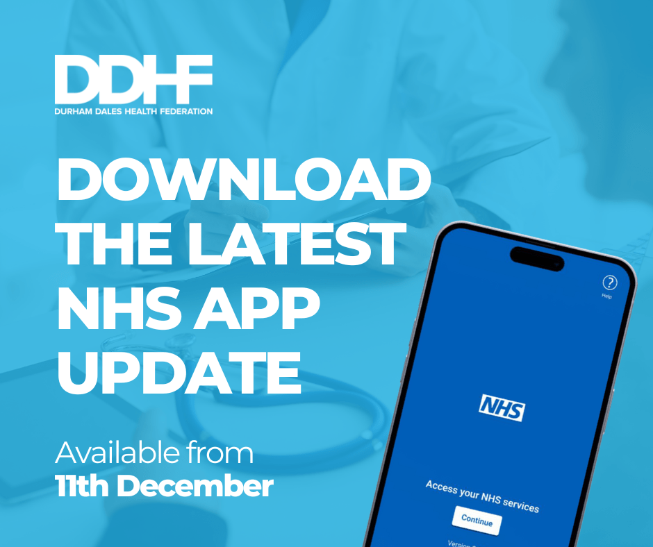 Get your hands on the latest NHS App update! Durham Dales Health