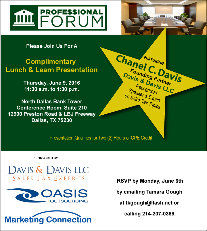 [Rescheduled] Speaker Series Professional Forum Lunch