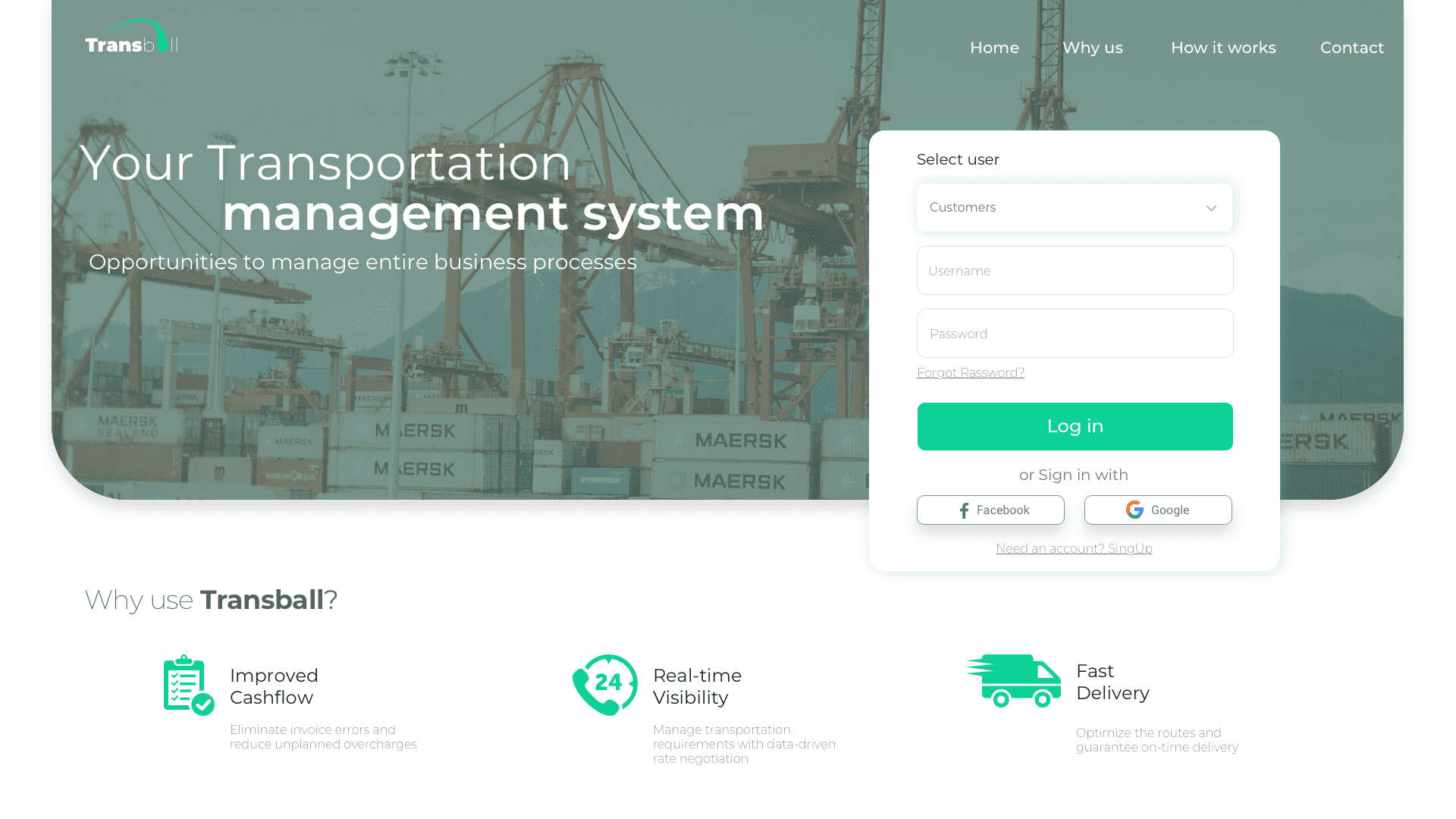 How we have built Transportation Management System (TMS) for logistic
