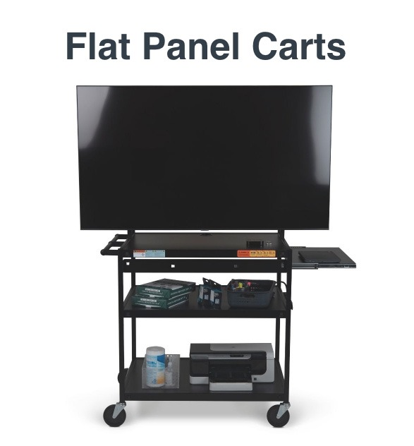 Mobile Flat Panel Carts D&D Learning Spaces