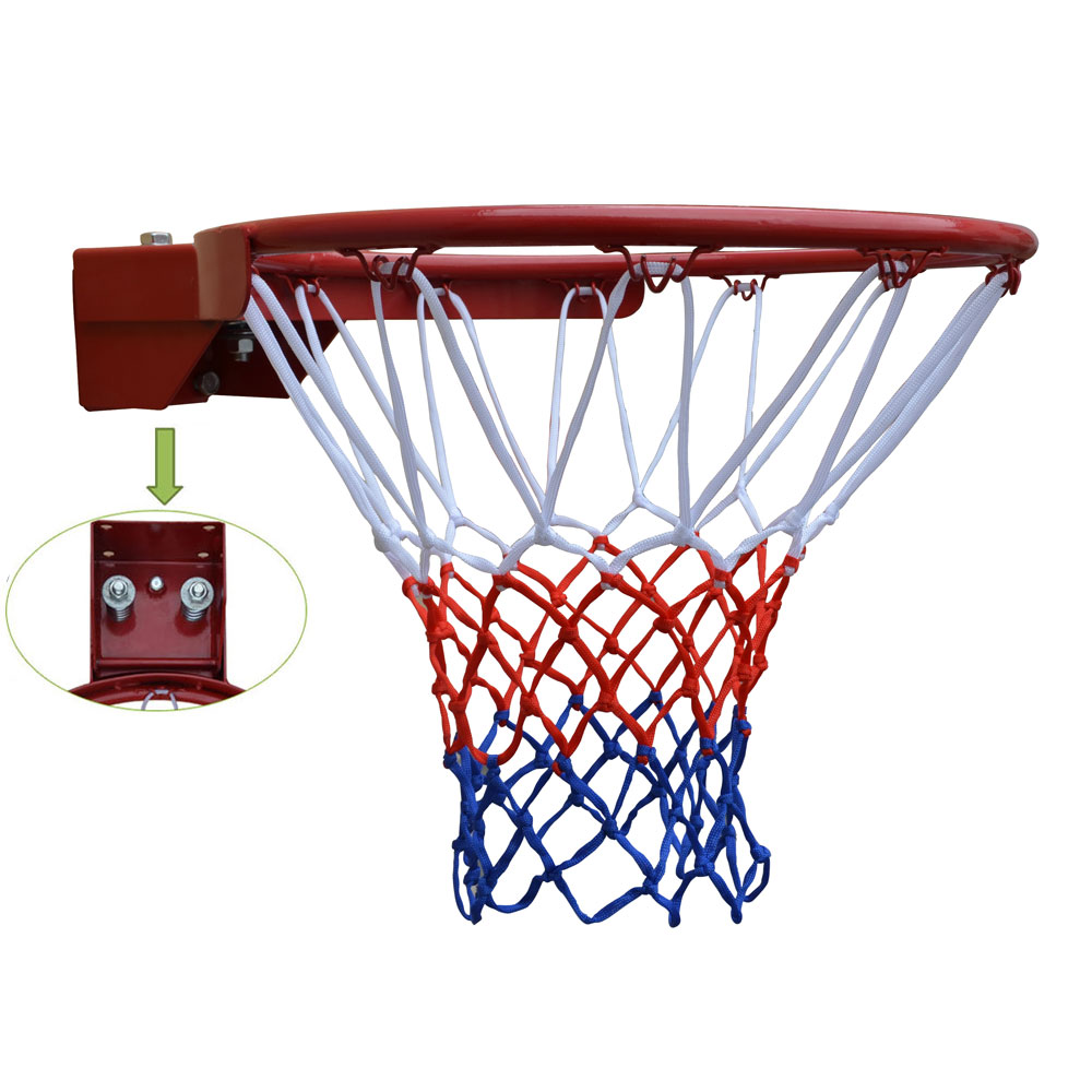 Standard 45cm Basketball Ring Hoop Solid Rim 18mm with Net