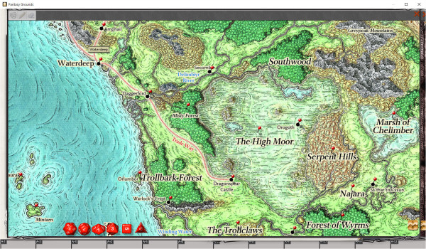 Sword Coast Adventurer’s Guide Hits Fantasy Grounds DDO Players