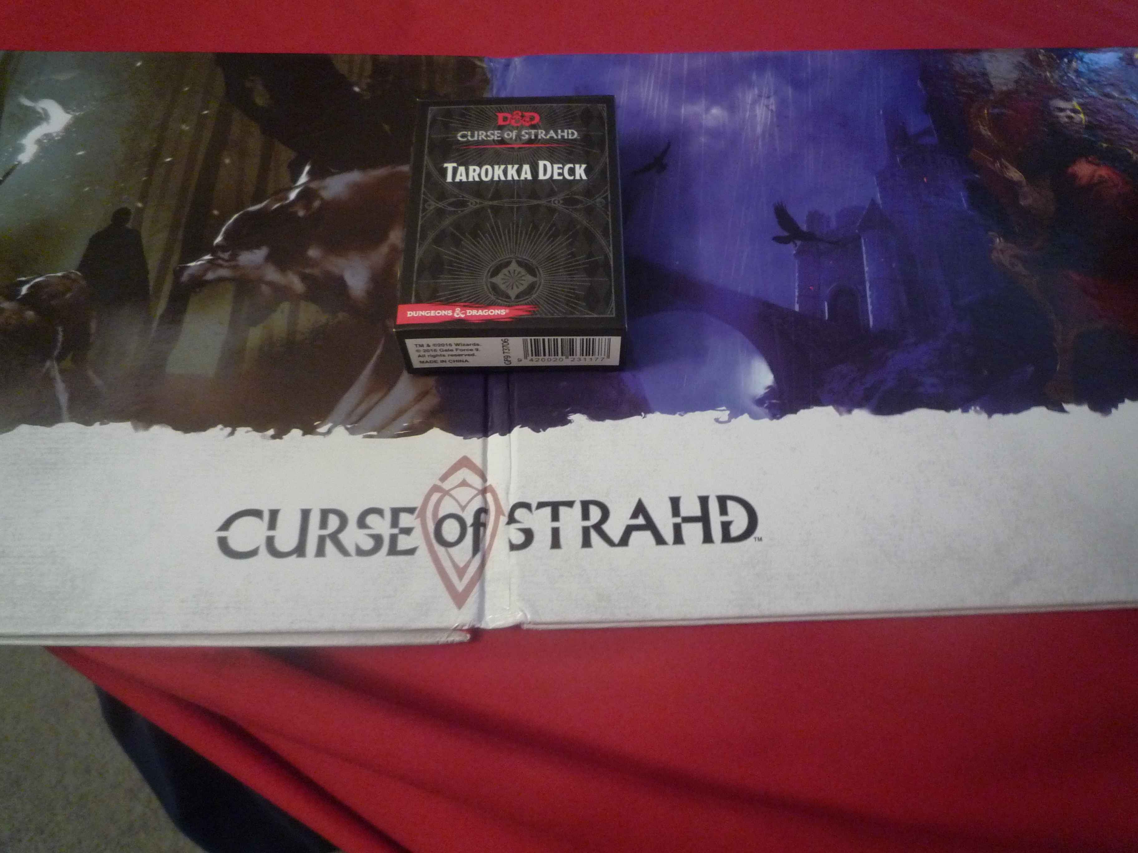 Gale Force Nine Curse Of Strahd DM Screen And Tarokka Deck