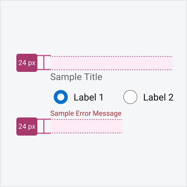 Radio Button Dell Design System