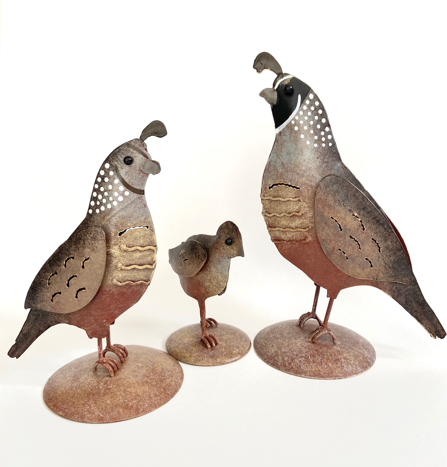 California Quail Sculpture