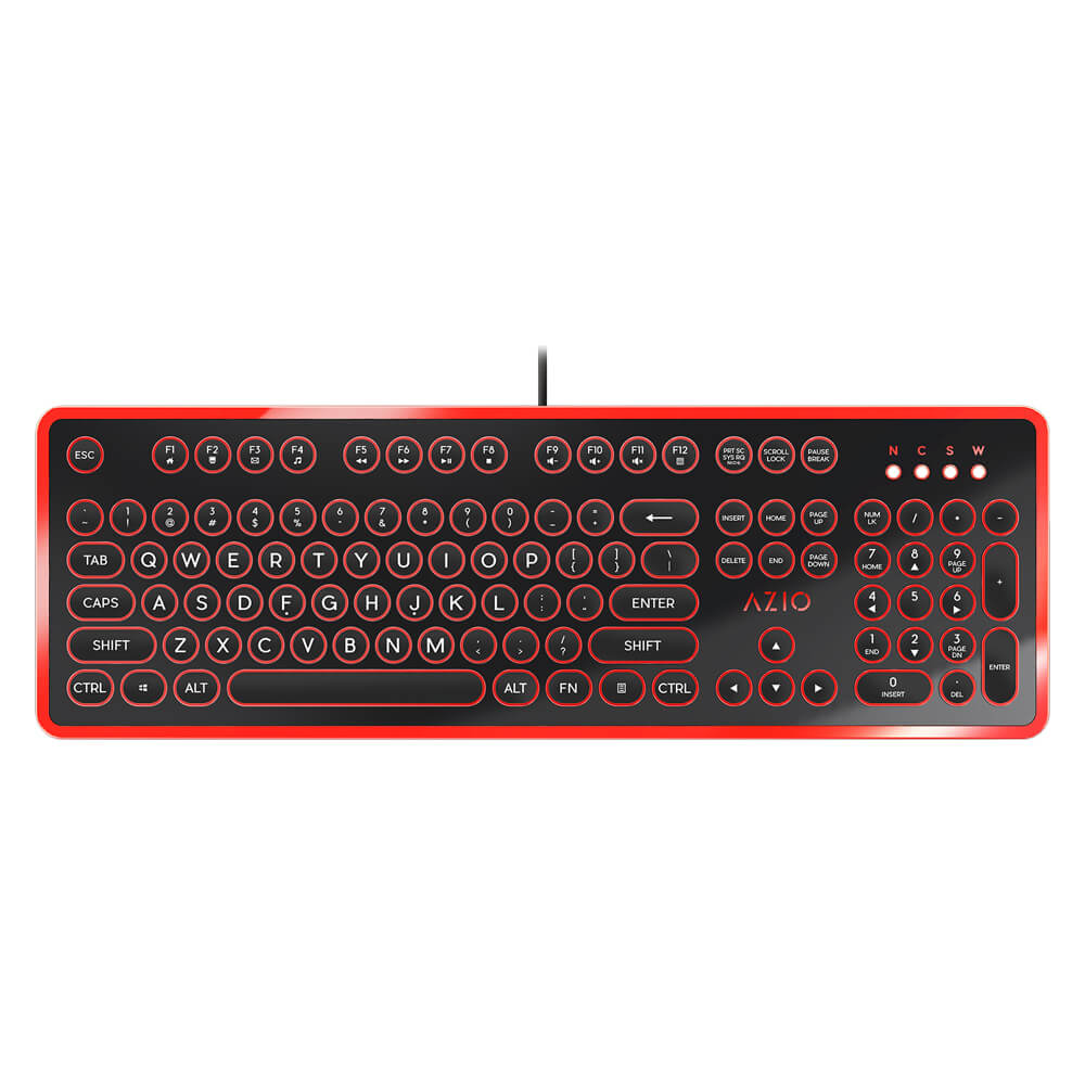 Teclado Mecanico Azio MK Retro 04 / Alambrico / Teclas mecánicas