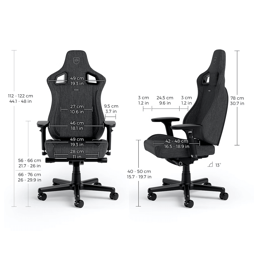 Silla Gamer Noblechairs Compact TX Gaming Series Anthracite/Carbon