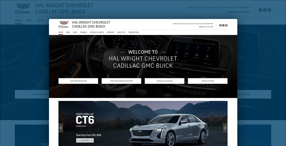 Hal Wright Cadillac New & Preowned Dealership in Owen Sound, ON