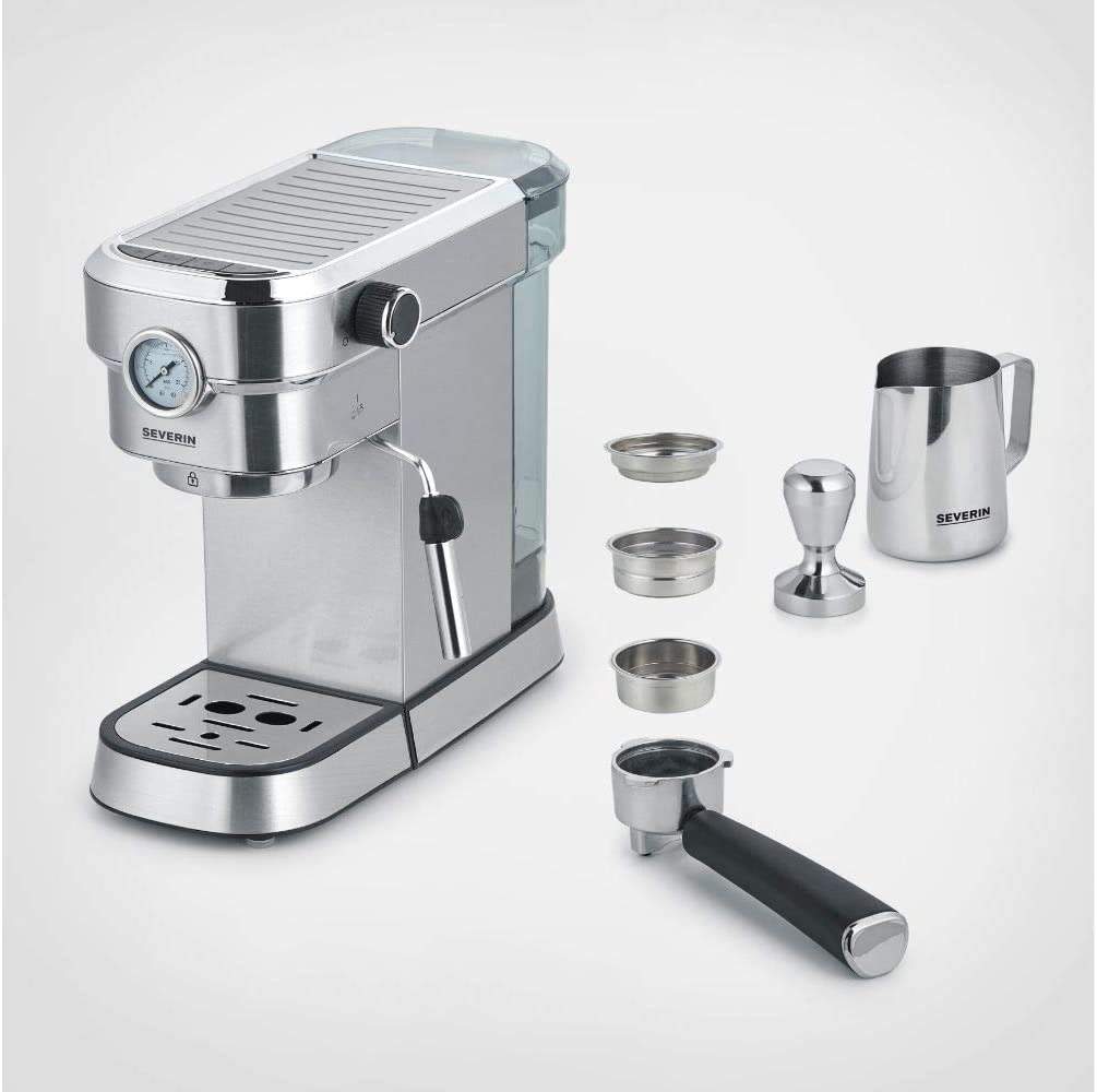 Prime Day SEVERIN Espressomaschine "Espresa Plus", Siebträgermaschine