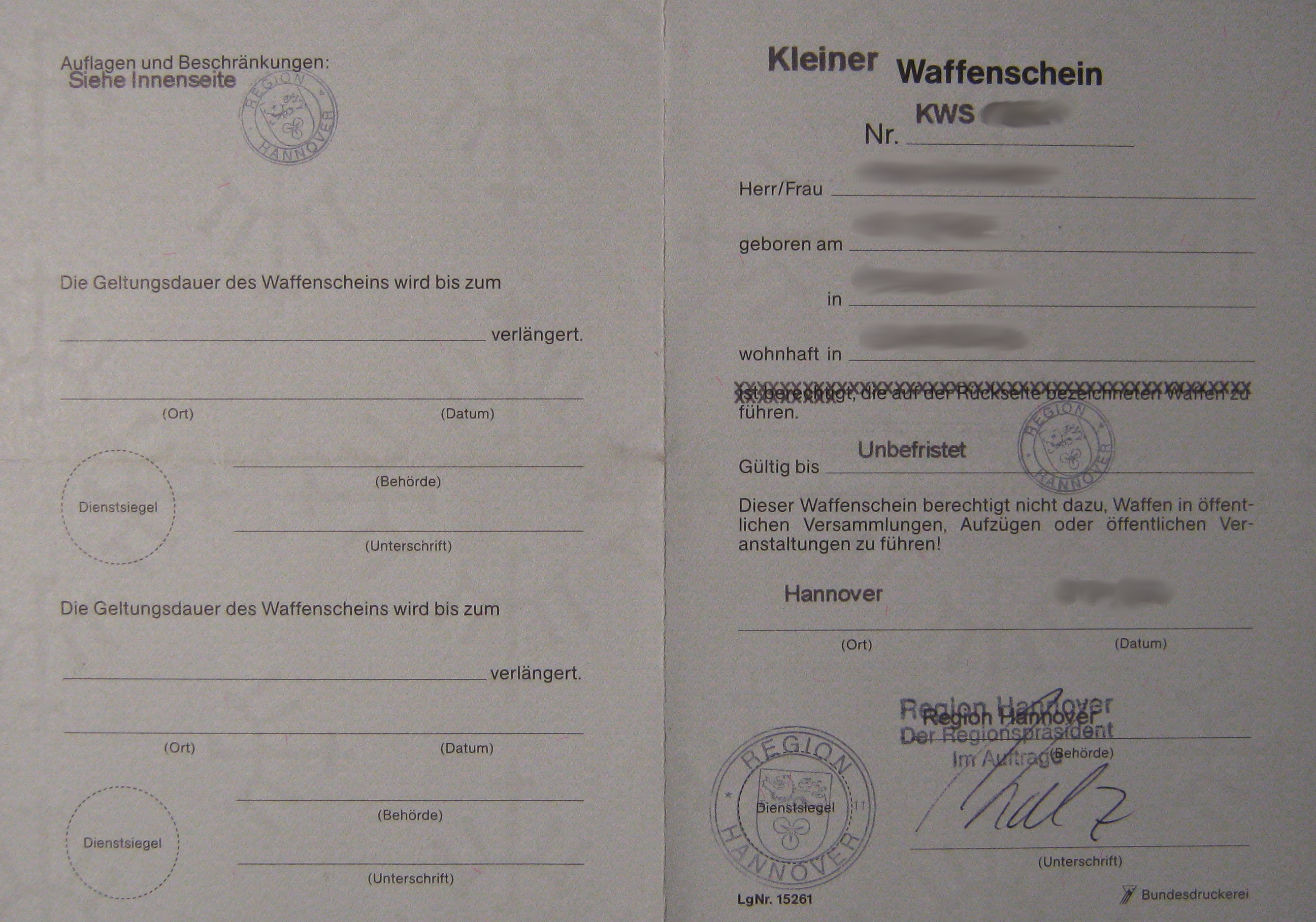 Waffenschein