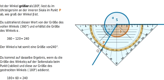 Grundlagen zu Winkeln bettermarks