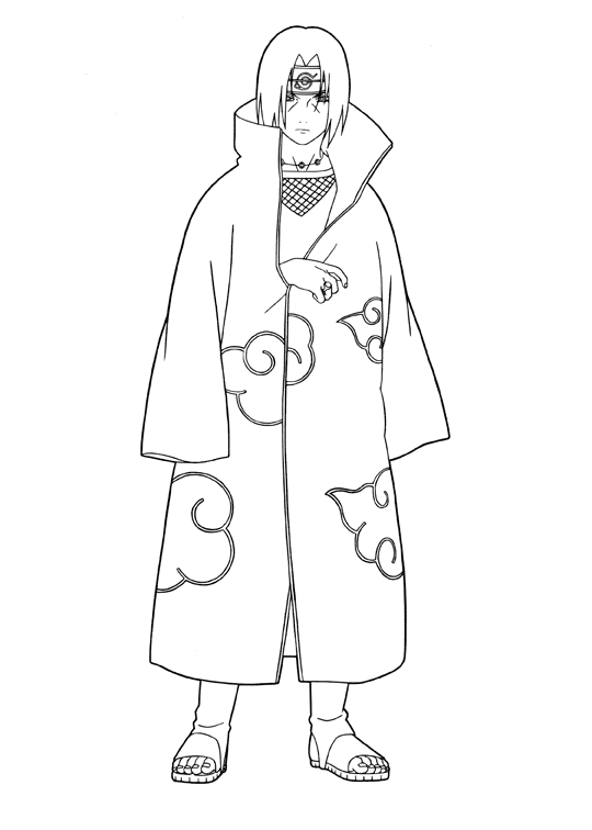Malvorlagen Itachi Uchiha