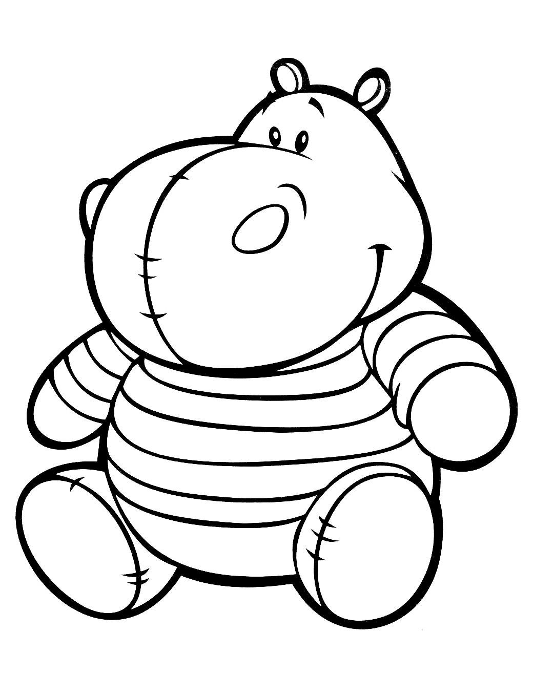 Malvorlagen Hippo