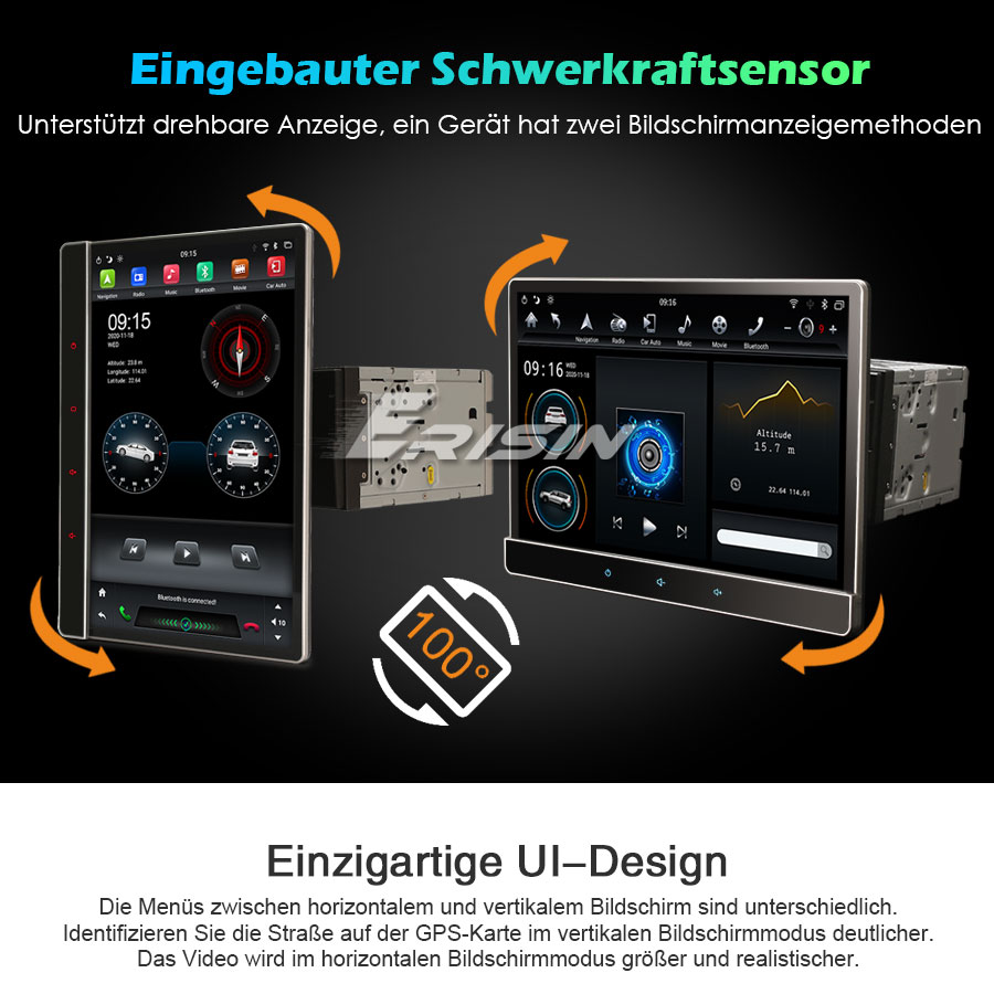 Erisin ES8722T 12.2" Tesla Style 2 Din Universal 6Cores PX6 Android