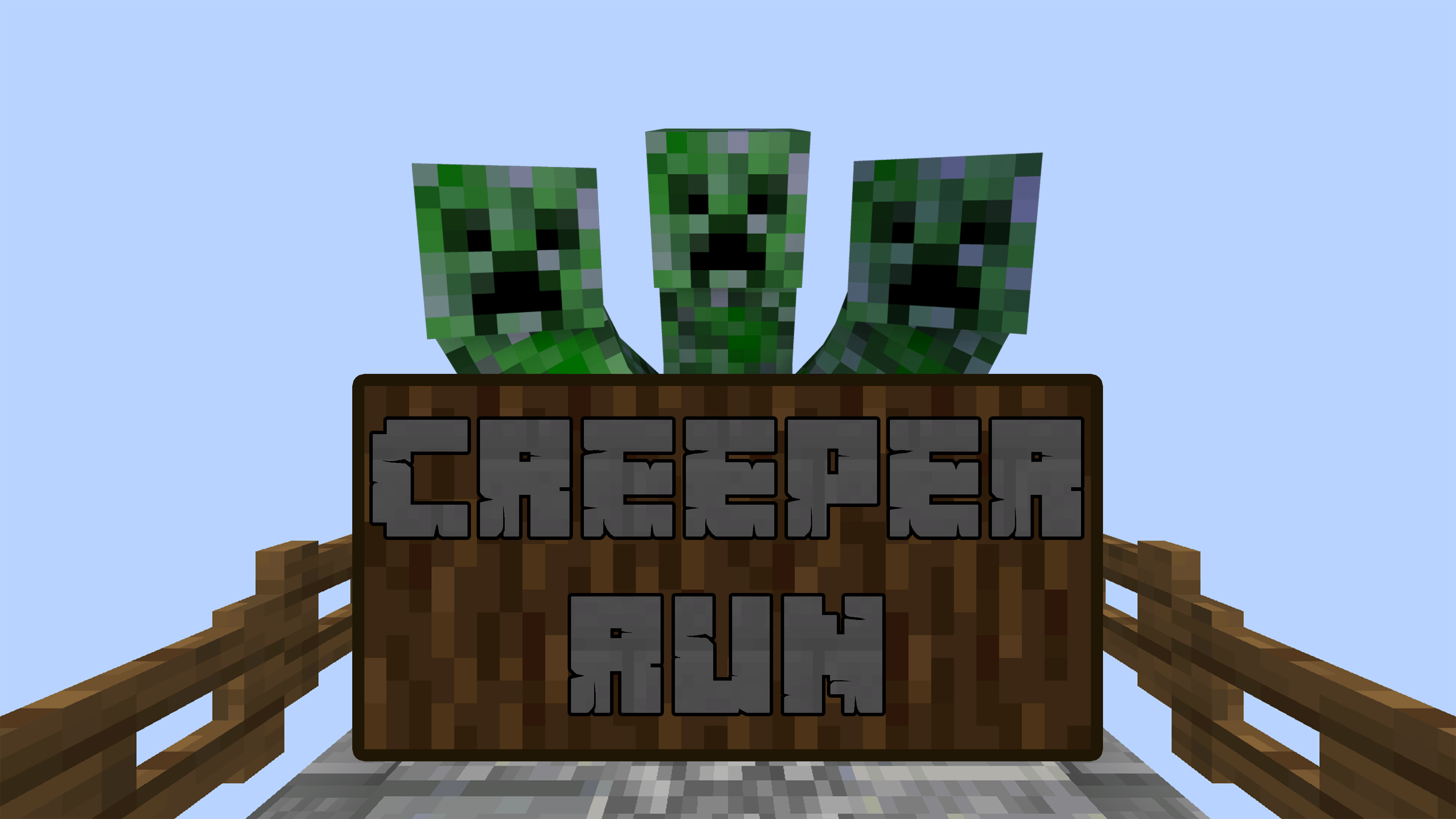 Herunterladen «Creeper Run» (23 mb) Karte für Minecraft