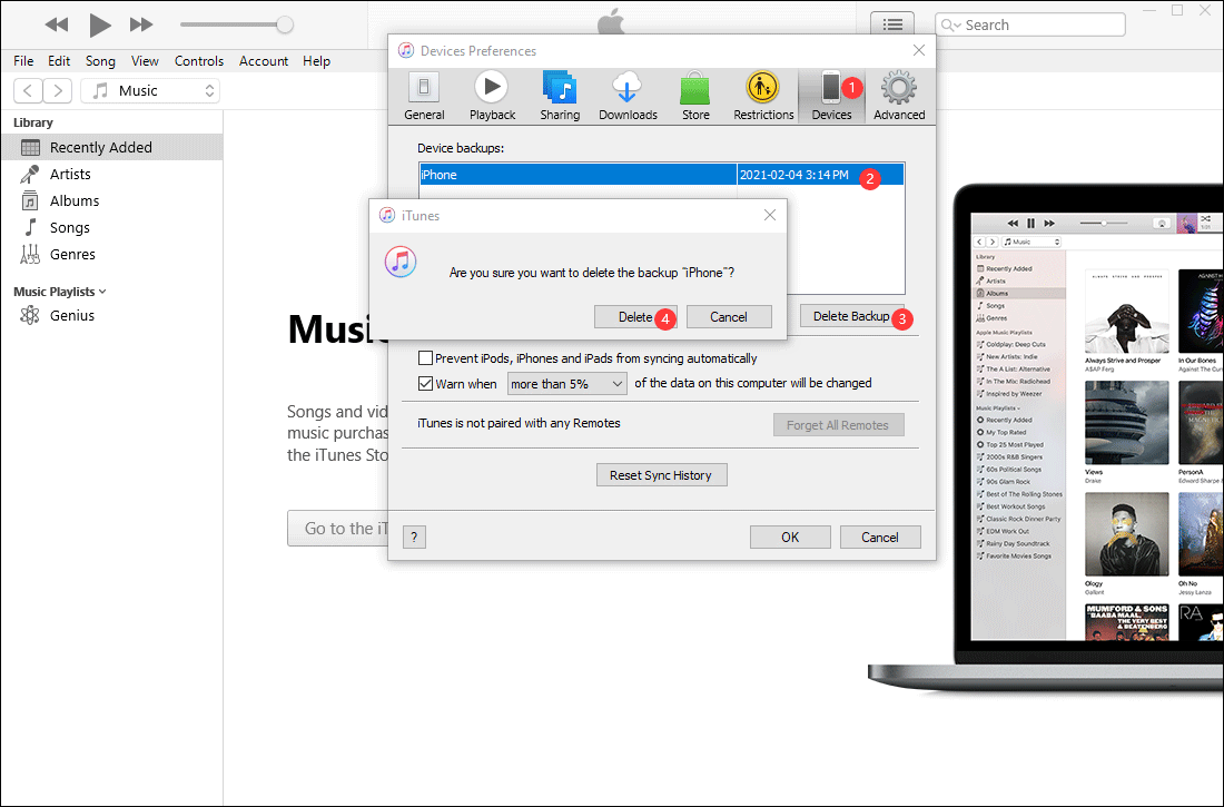 Wie findet man den Speicherort des iPhoneBackups? Wie kann man es
