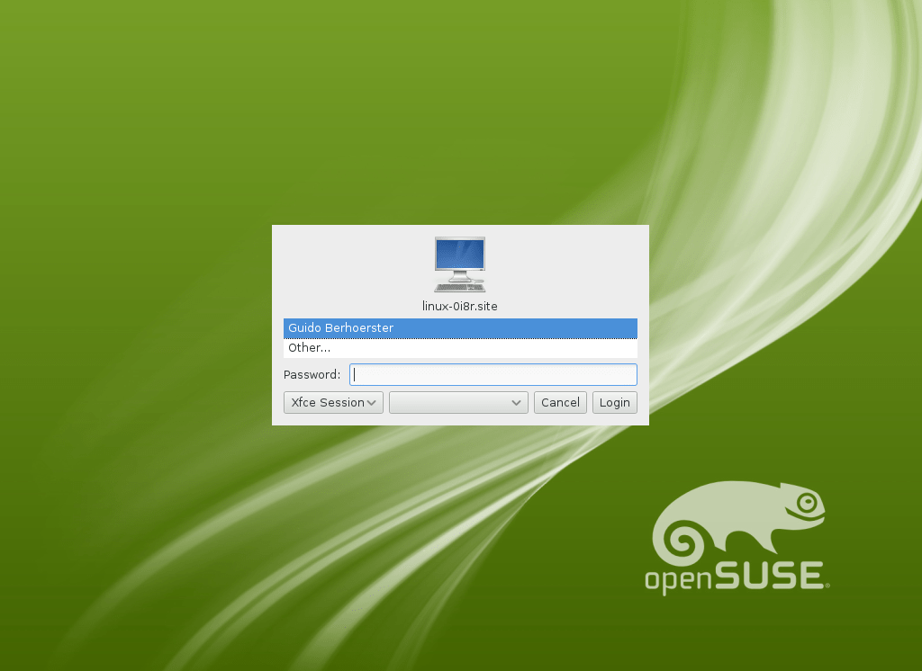 Xfce openSUSE Wiki