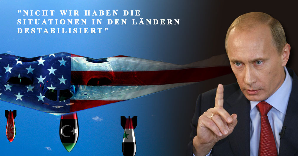 Putin über Flüchtlingsströme "Nicht wir haben die Situationen in den