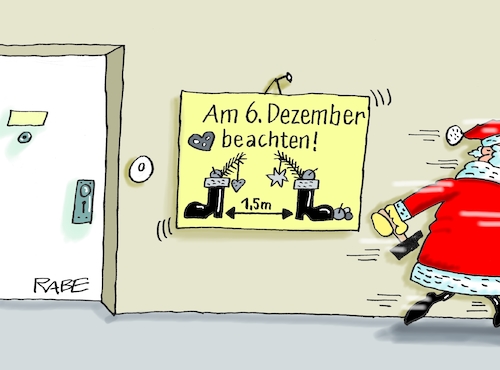 Nikolausi von RABE Politik Cartoon TOONPOOL