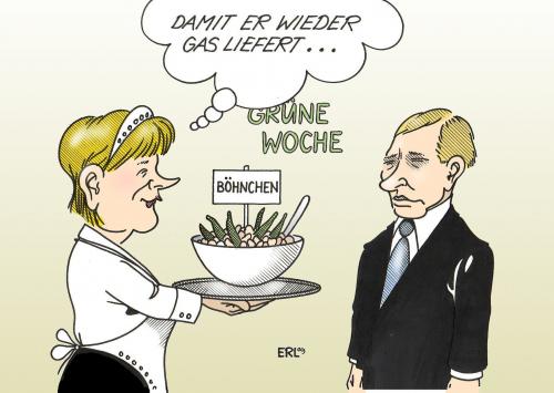 Gas von Erl Politik Cartoon TOONPOOL