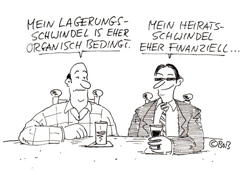 Schwindelerregend von Christian BOB Born Natur Cartoon TOONPOOL
