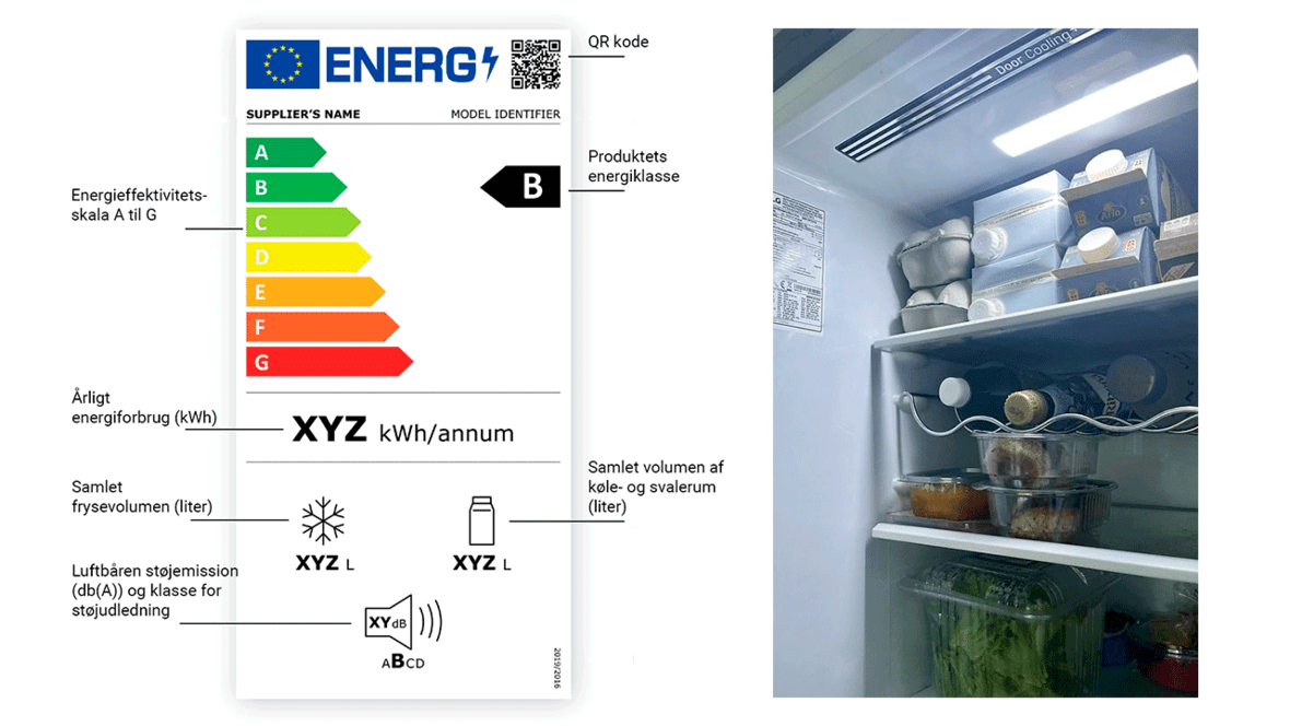 Hvor meget strøm bruger et køleskab?