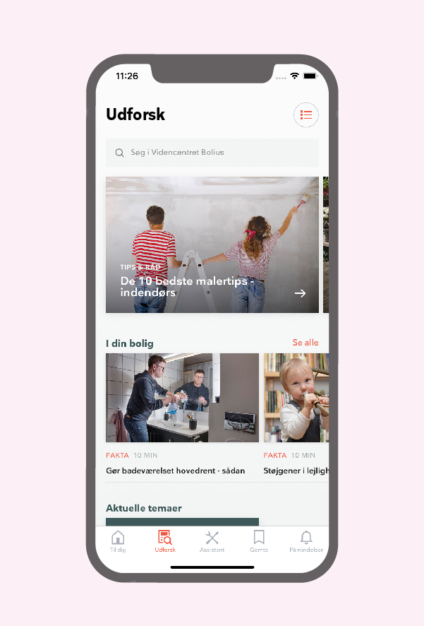 Bolius app guiden til din bolig og have Skræddersyet hjælp til dig