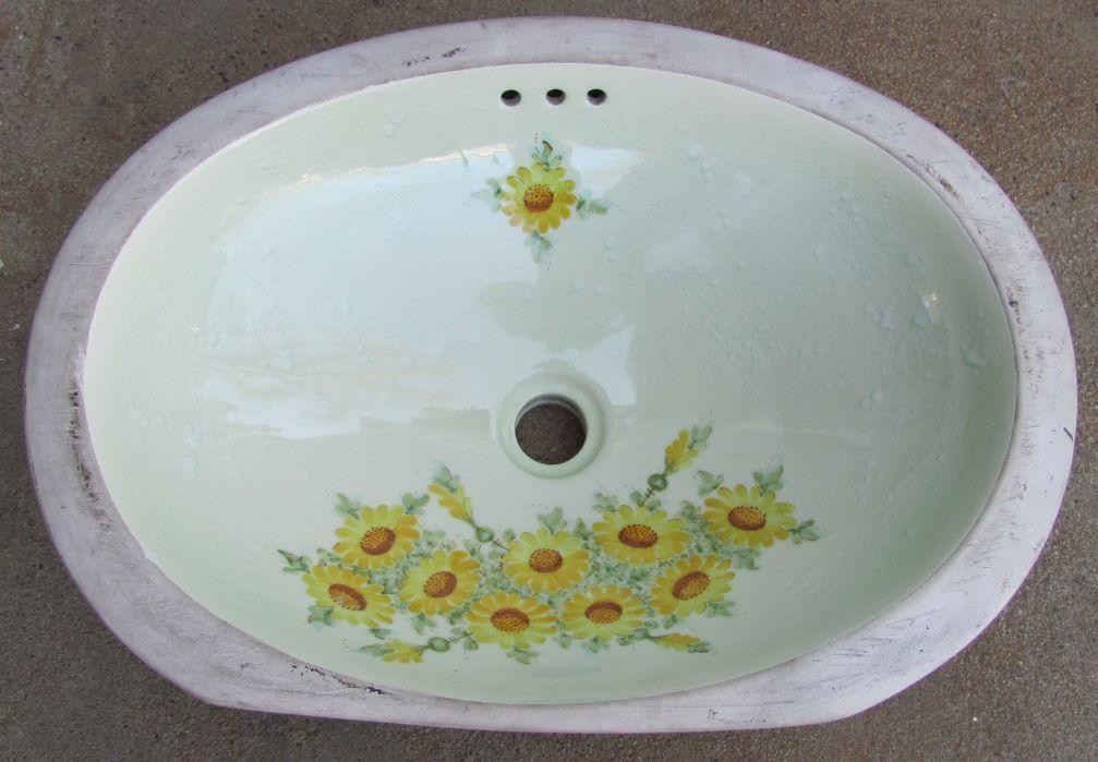 Antique vintage undermount sink