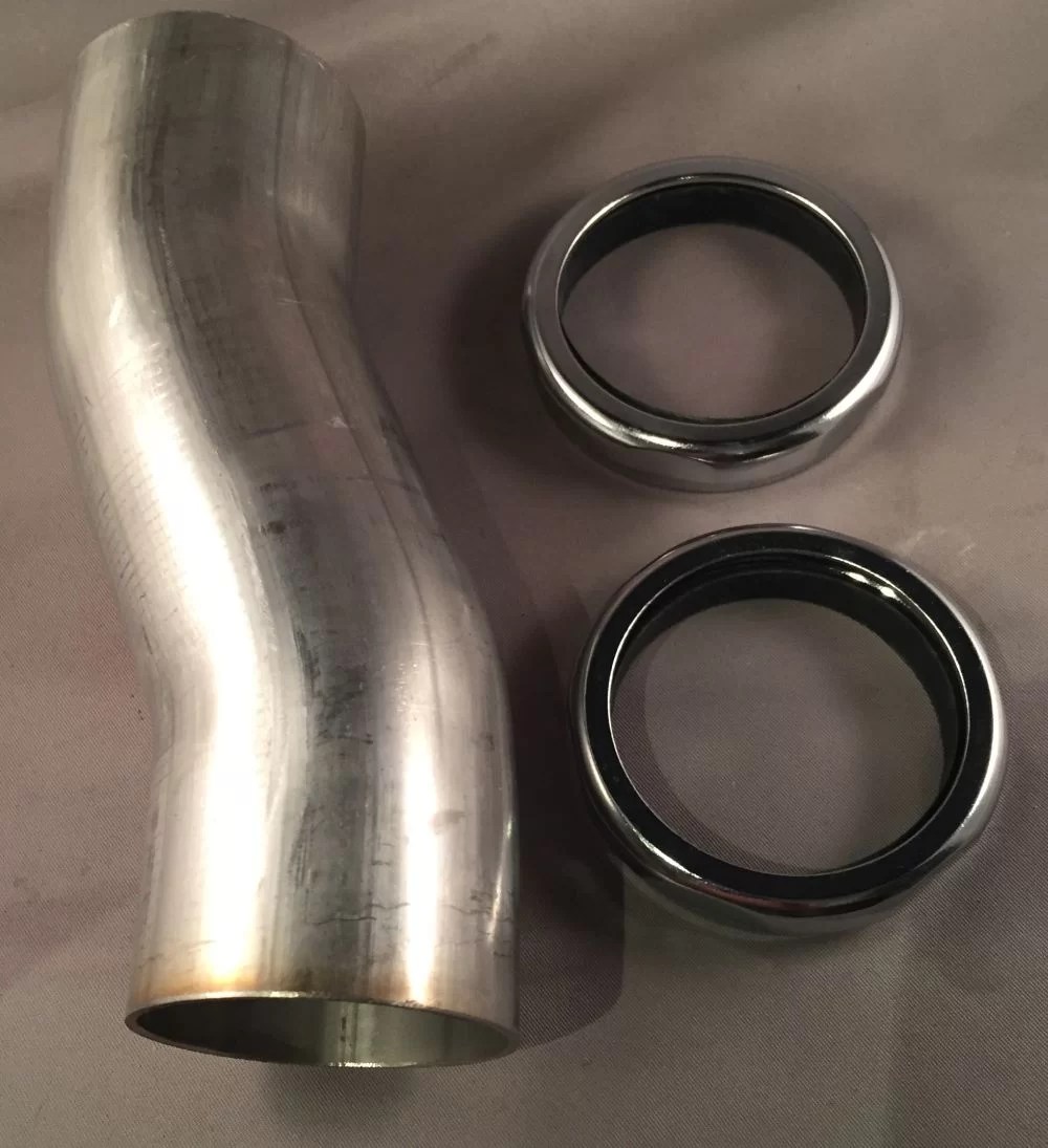 Stainless Steel 1″ Offset Flush Ell with Nuts and Washers DEA