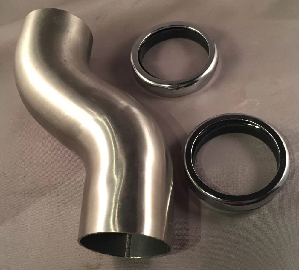 Stainless Steel 2 1/2″ Offset Flush Ell with Nuts and Washers DEA