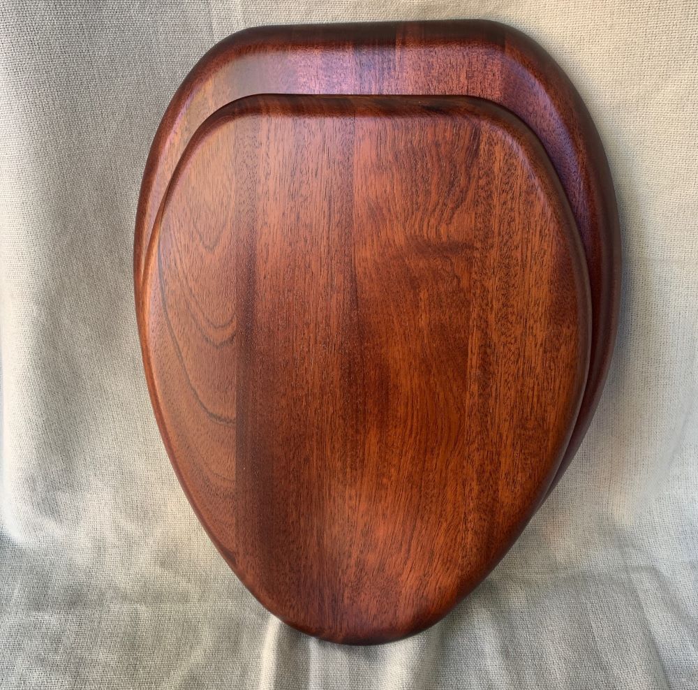 Elongated Mahogany Toilet Seat (barely) B Grade DEA Bathroom Machineries