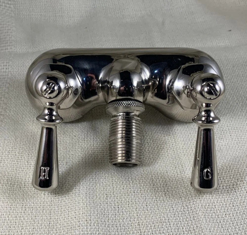 Antique Restored Price Pfister Clawfoot Tub Filler DEA Bathroom