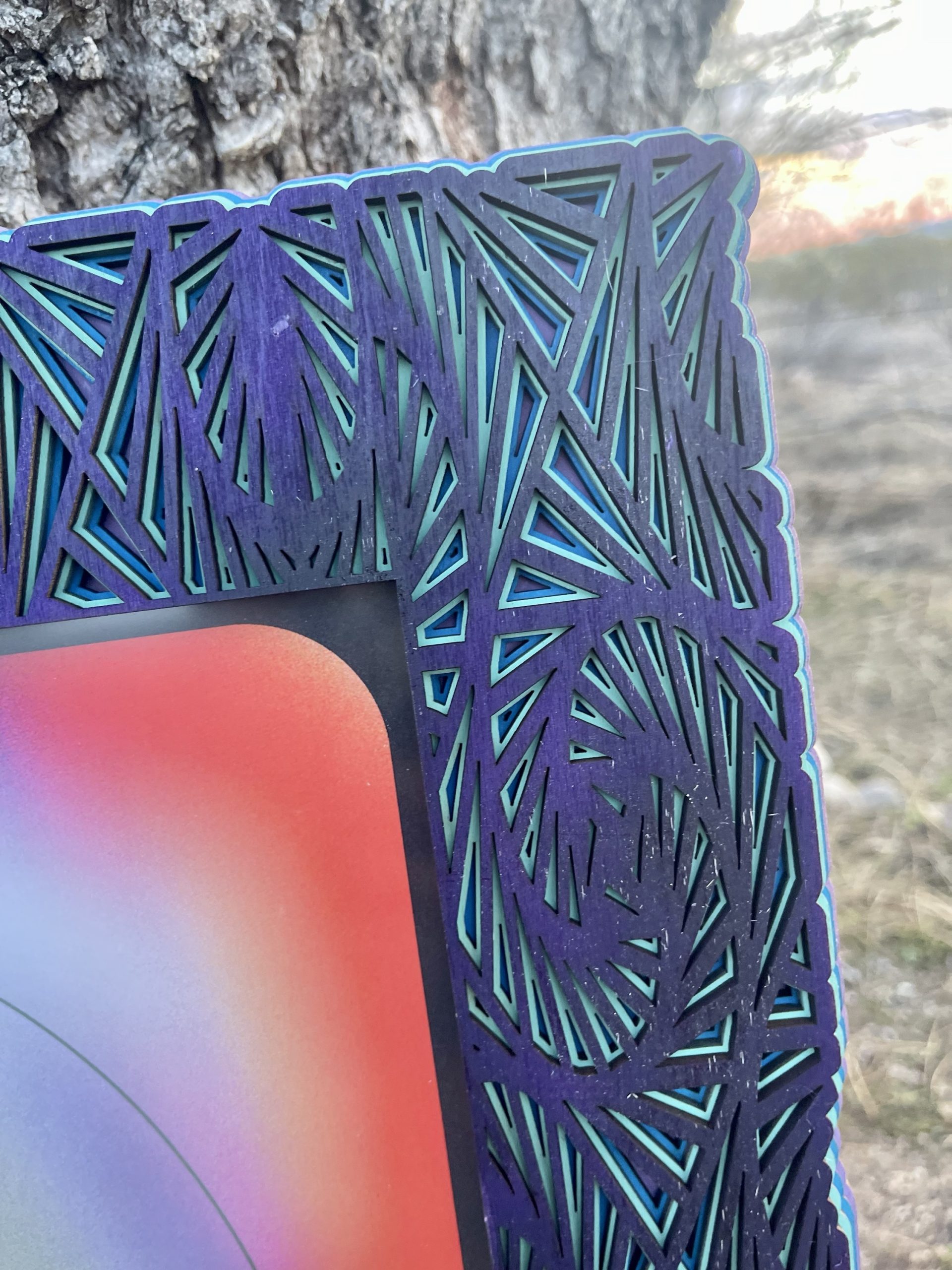 3 frame design color matched to your poster