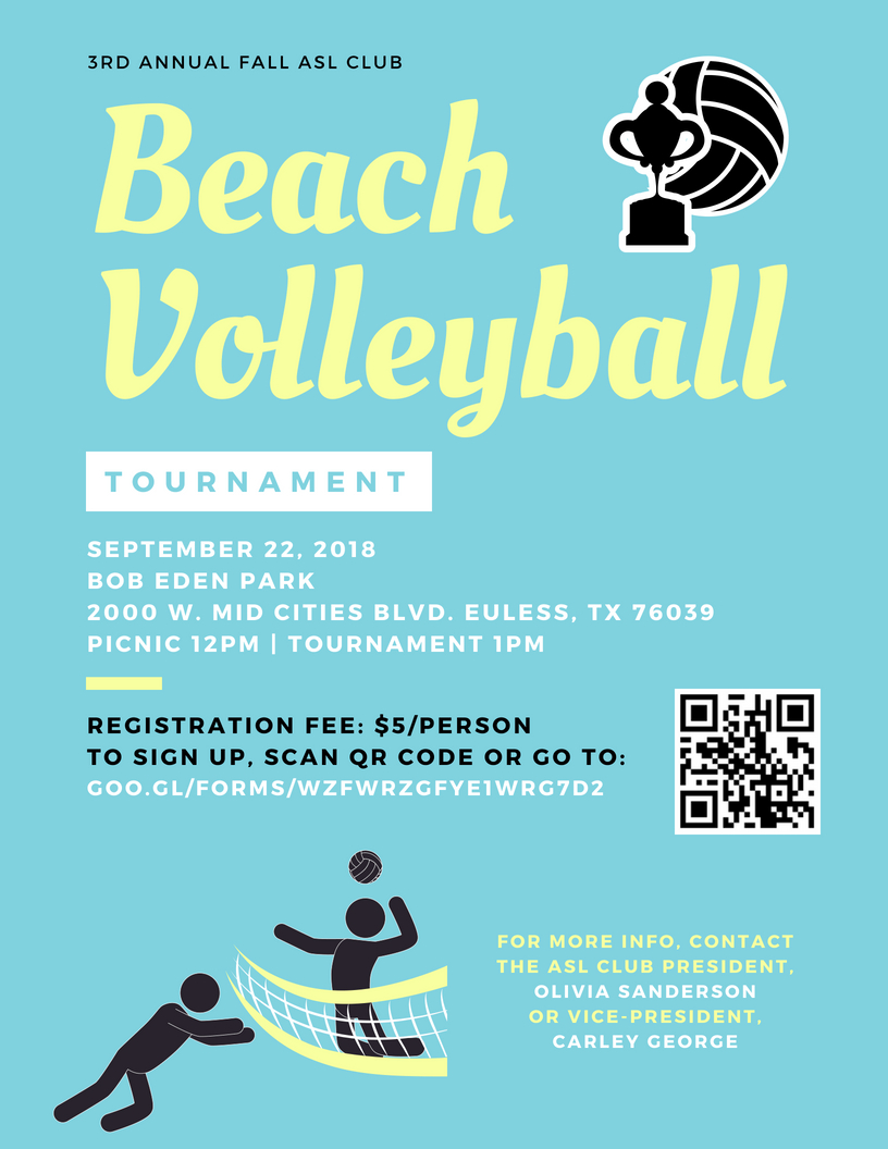 TCC Trinity River Campus ASL Club Events Fall 2018 Deaf Network of