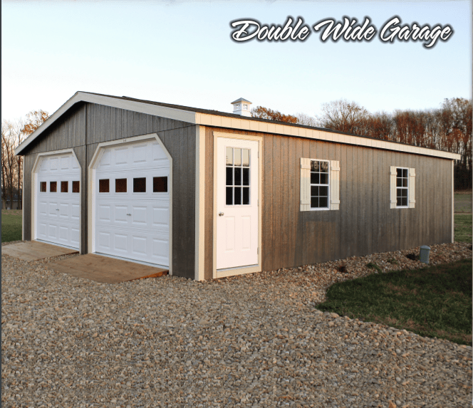 Double Wide Garage Eshs Storage Barns Storage Sheds, barns, outdoor