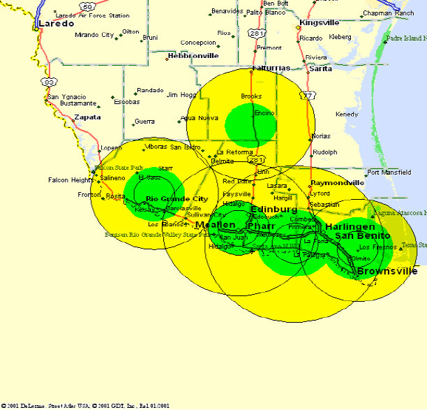 RGV Digital Radio Network Coverage
