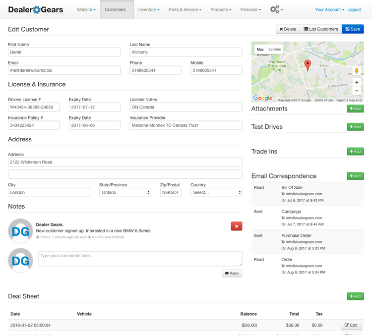 CRM Tools for Car Dealers DealerGears