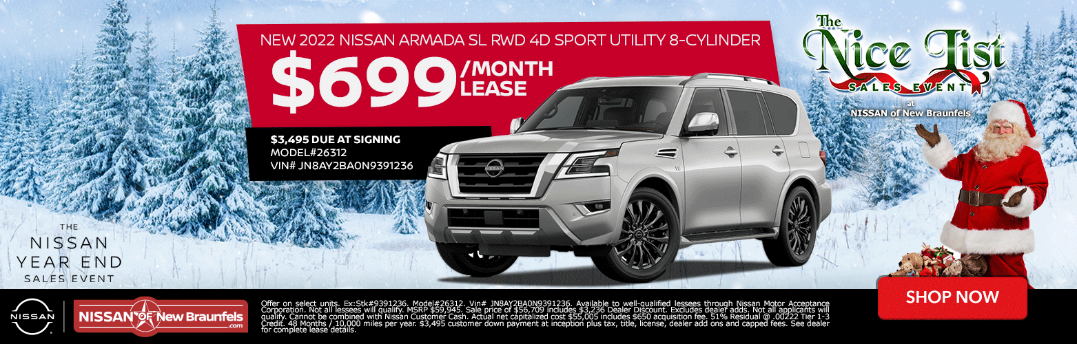 New Specials Nissan New Braunfels, TX Nissan of New Braunfels