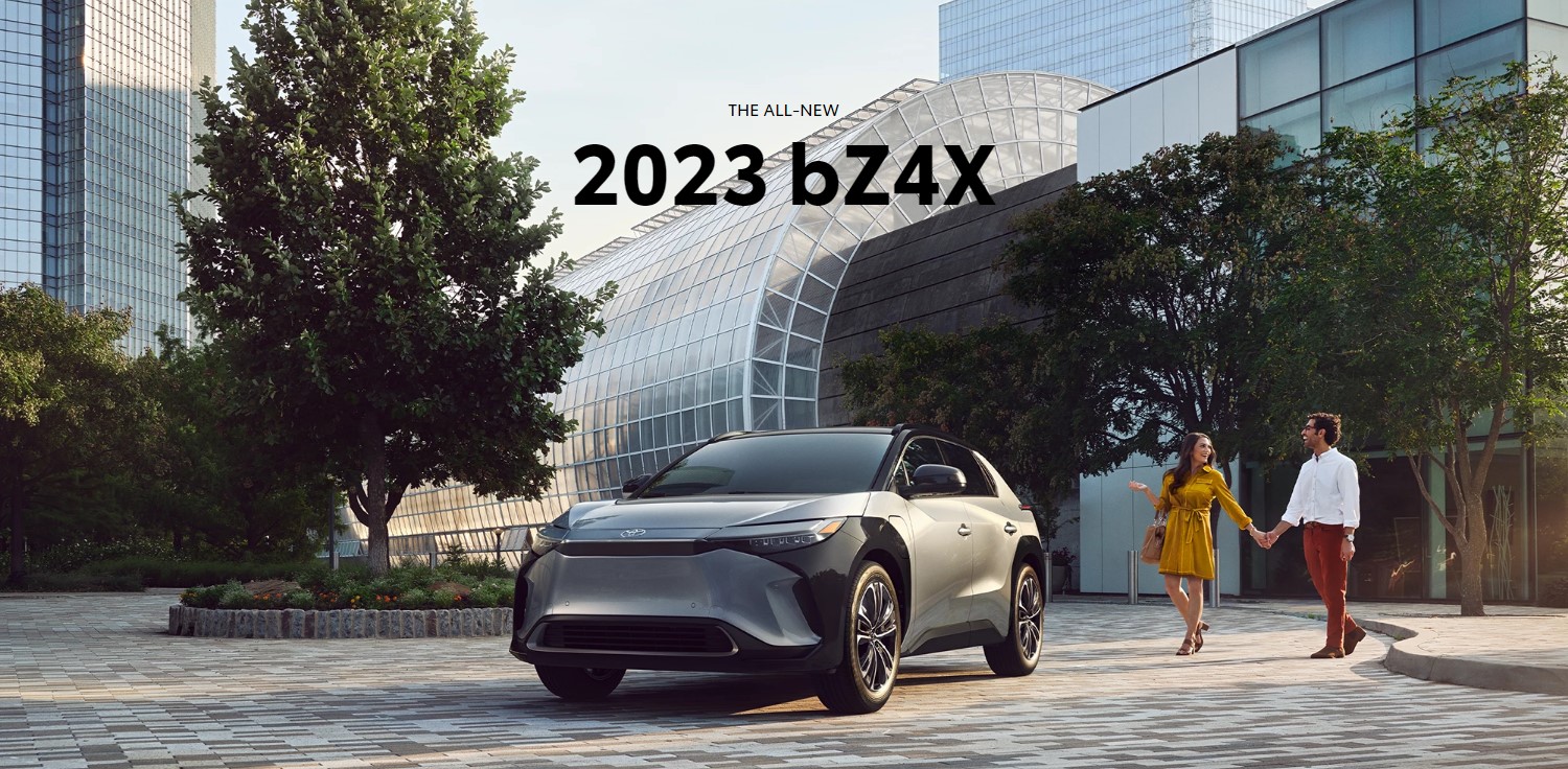 All new 2023 Toyota bZ4X at Gault Toyota in Endicott NY, near