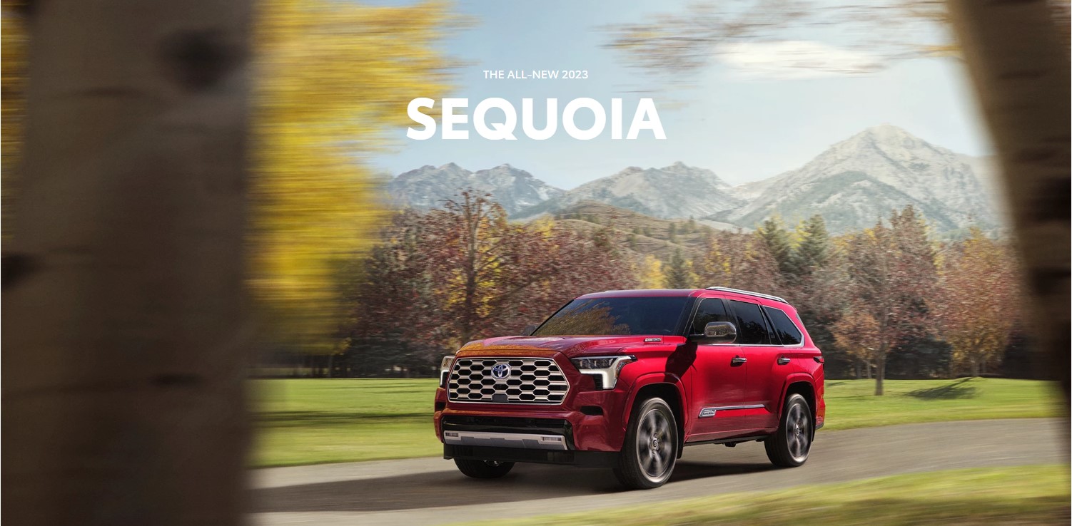 All new 2023 Toyota Sequoia at Gault Toyota in Endicott NY, near